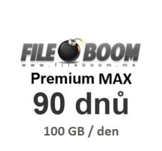Premium účet Fileboom MAX na 90 dnů