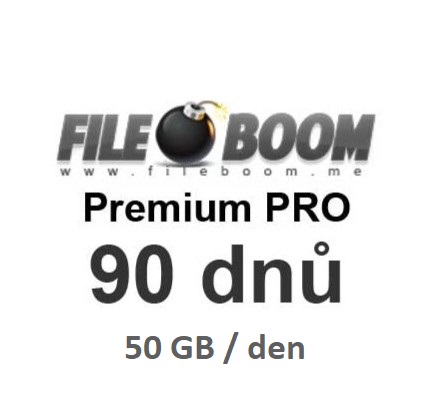 Premium účet Fileboom PRO na 90 dnů