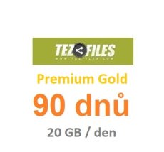 Premium účet Gold Tezfiles na 90 dnů