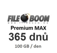 Premium účet Fileboom MAX na 365 dnů