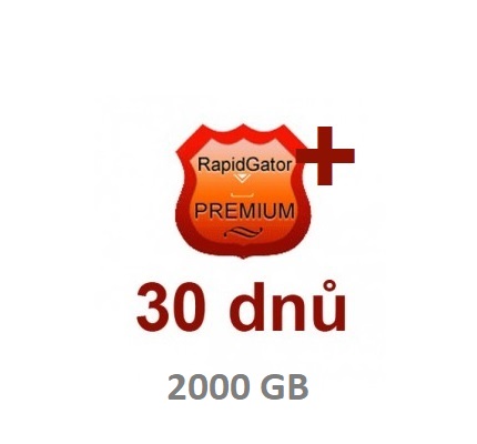 Premium účet Rapidgator + na 30 dnů