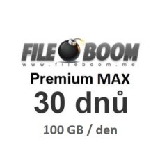 Premium účet Fileboom MAX na 30 dnů
