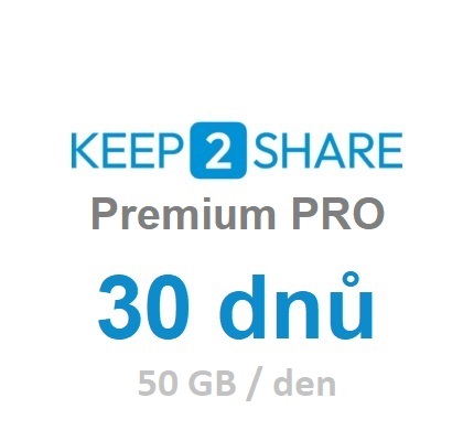 Premium account PRO on Keep2Share for 30 days