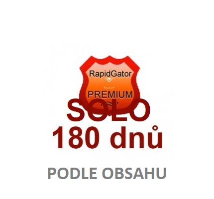 Premium účet Rapidgator SOLO na 180 dnů