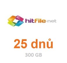 Premium účet Hitfile na 25 dnů